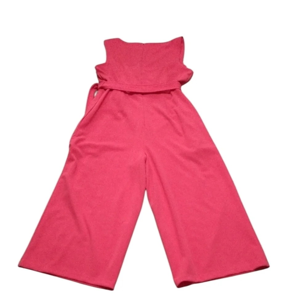 Calvin Klein Red Jumpsuit with Sleek Design Size 14